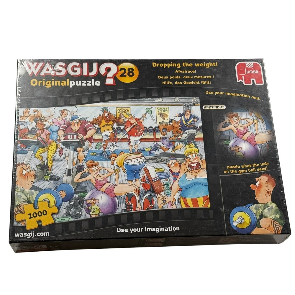 Jumbo WASGIJ! 28 Dropping‎ The Weight! 1000 Pieces Puzzle NEW